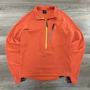 Vintage Oakley Half Zip Pullover Jacket Adult Medium Polartec Gorp Y2K Sweater